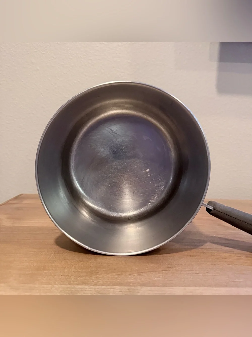 Vintage Revere Ware 3 Qt Copper Clad Stainless Steel Saucepan w/ Lid 1801
